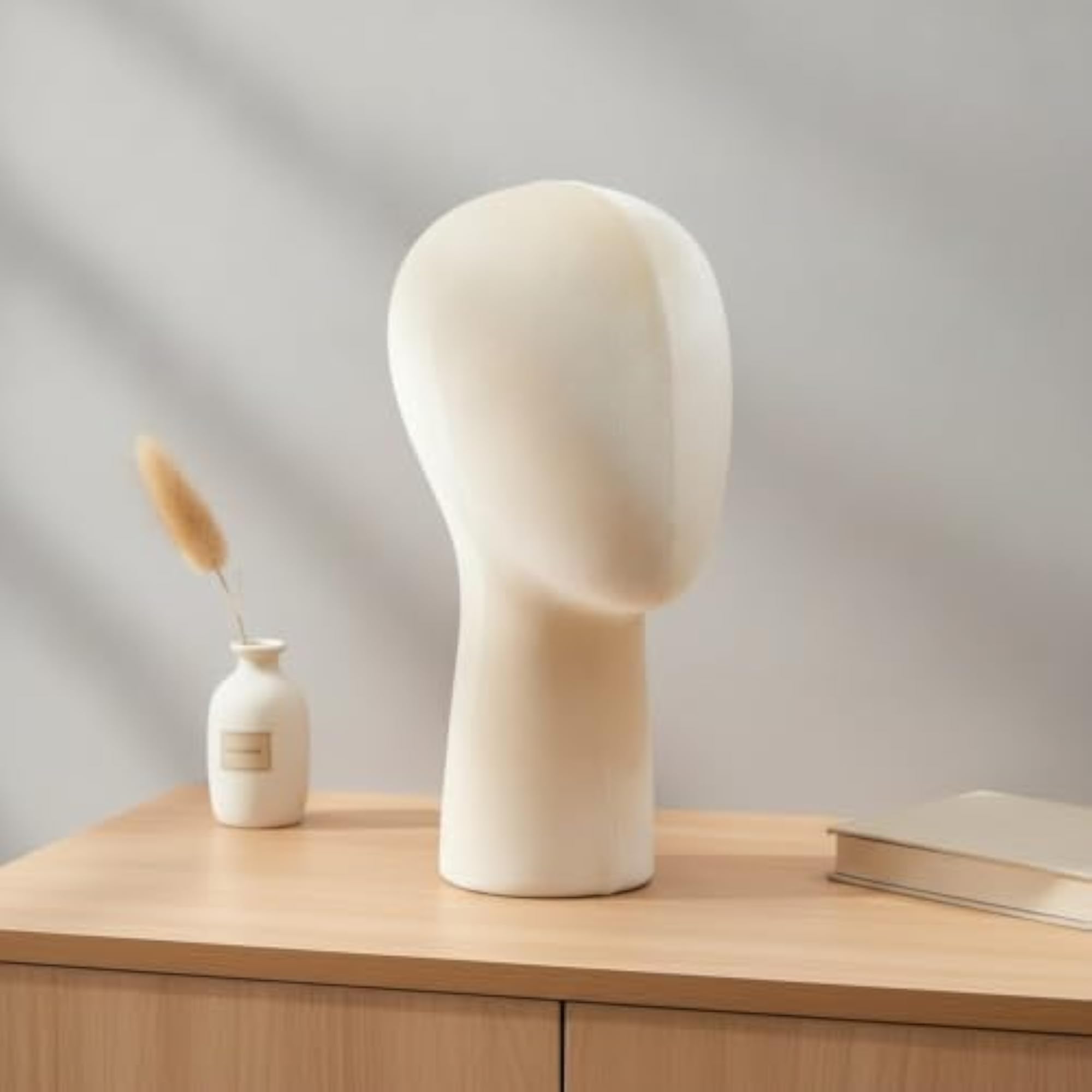 Tabletop Bust Freestanding Hat Display Stand for Hairstylists